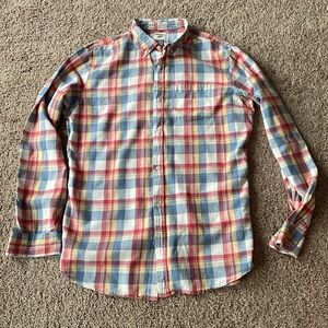 Linen / cotton blend men’s LG Slim fit shirt. Very good condition.